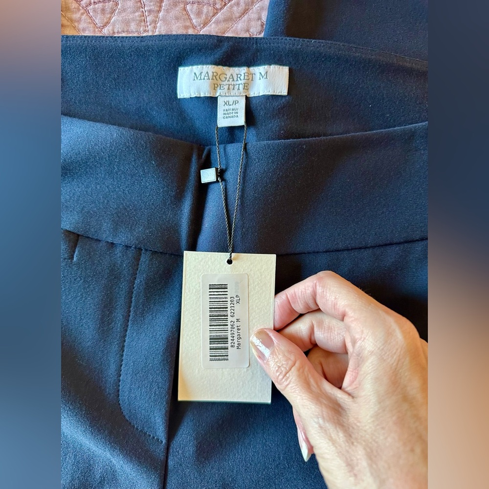 Margaret M XLP Navy Dress Pants - Picture 8 of 14